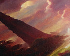 Dark Tower, High Fantasy Art Canvas Print, unique wall art, fantasy concept art - 8x12 Inches / Gallery Wrap Canvas - Ready To Hang