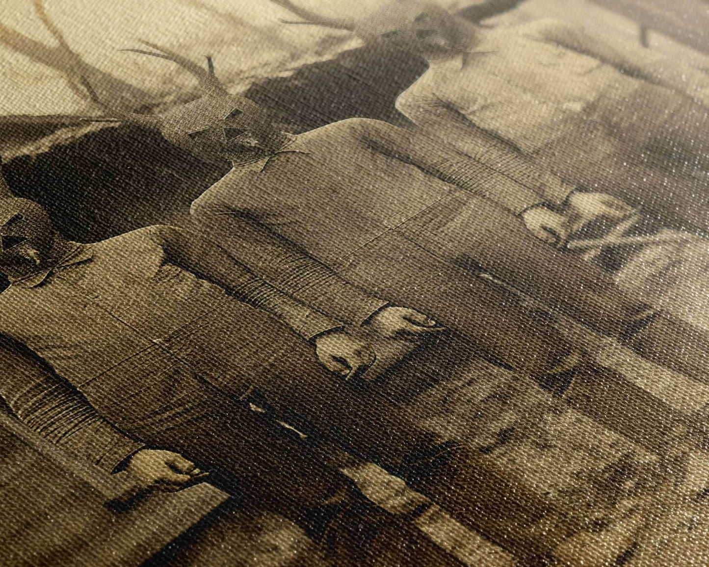 Creepy Wall Art, Dark Fantasy Art, Dark Wall Art, Spooky Art, Gothic Wall Art, Canvas Print, Wall Art, Vertical Print, Horror Decor - 8x12 Inches / Gallery Wrap Canvas - Ready To Hang