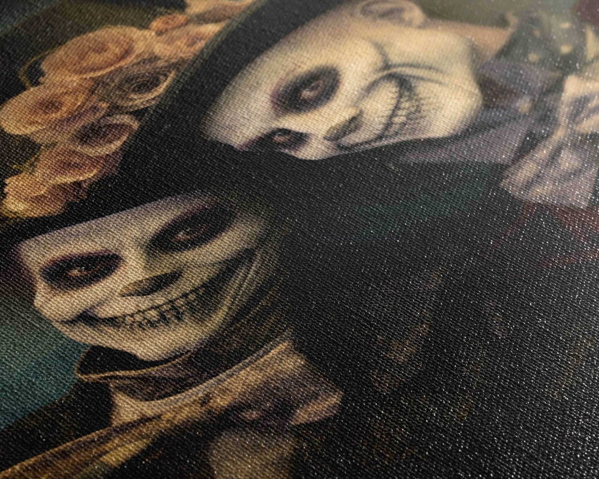 Dark Fantasy, Goth Wall Art, Gothic Wall Decor, Spooky Art, Creepy Wall Art, Canvas Print, Wall Art, Vertical Print, Home Decor, Room Decor - 8x12 Inches / Gallery Wrap Canvas - Ready To Hang