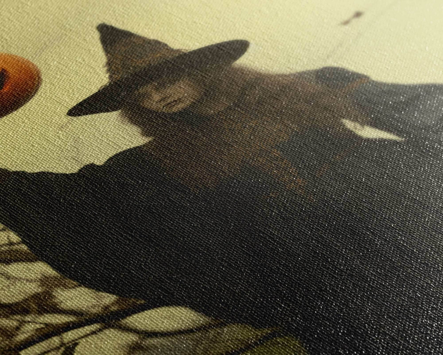 Witch Art Print, Occult Art, Dark Wall Art, Dark Fantasy, Witch Halloween, Canvas Print, Wall Art, Vertical Print, Home Decor, Wall Decor - 8x12 Inches / Gallery Wrap Canvas - Ready To Hang