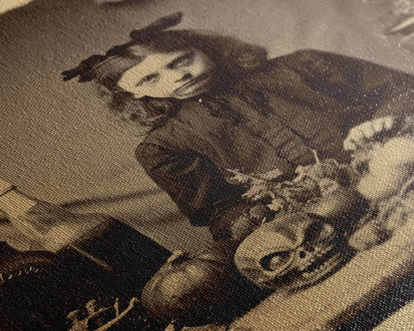 Spooky Room Decor, Gothic Wall Decor, Horror Art, Dark Fantasy, Occult Art, Canvas Print, Wall Art, Vertical Print, Home Decor, Wall Decor - 8x12 Inches / Gallery Wrap Canvas - Ready To Hang