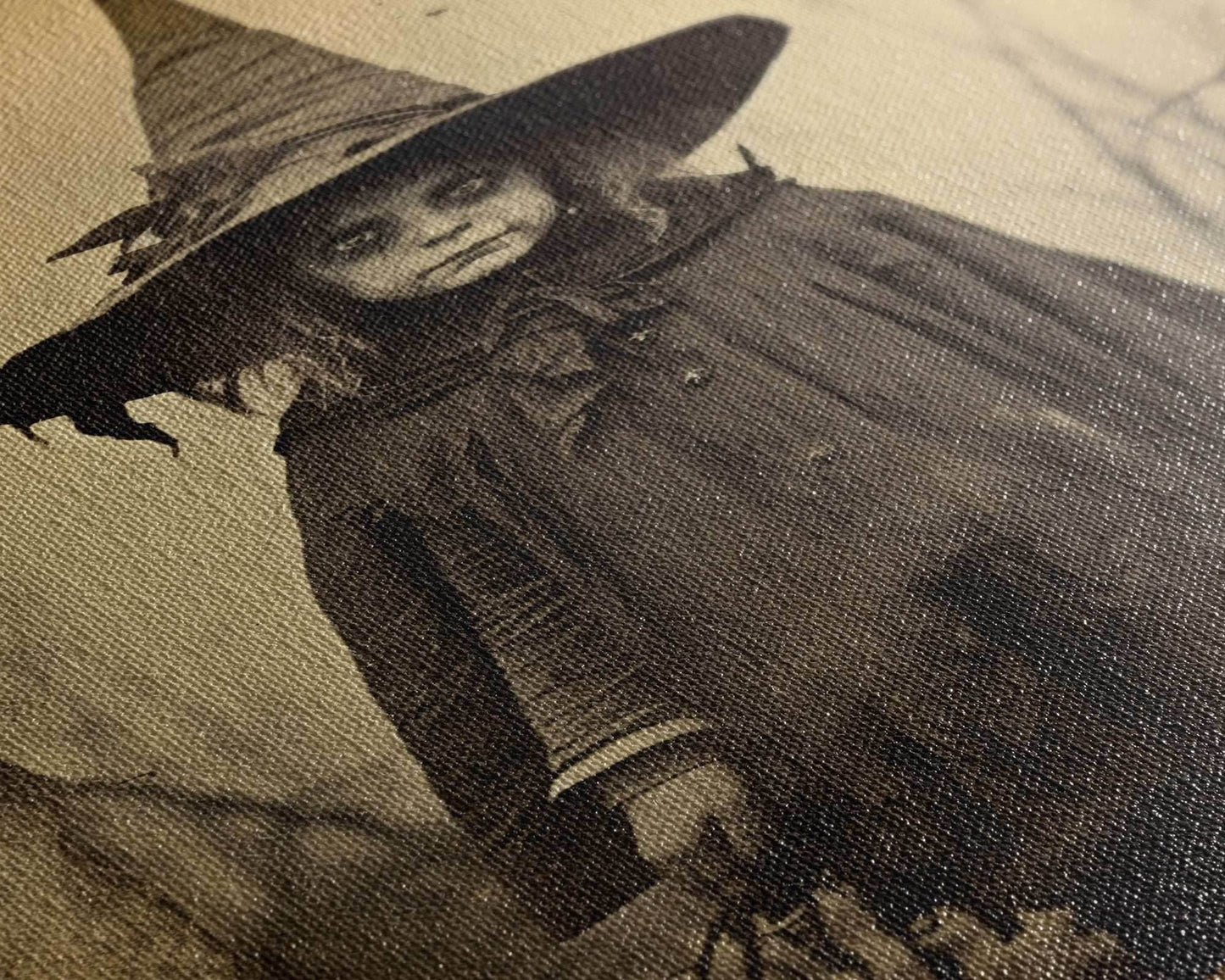 Witch Wall Decor, Dark Fantasy, Halloween Wall Art, Horror Decor, Spooky Art, Canvas Print, Wall Art, Vertical Print, Home Decor, Wall Decor - 8x12 Inches / Gallery Wrap Canvas - Ready To Hang