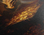 Dragon Art, Fantasy Art, Treasure Chest, Canvas Print, Wall Hanging, Portrait Art, Video Game Art, Nerdy Home Decor, Gift For Friend - 8x12 Inches / Gallery Wrap Canvas - Ready To Hang