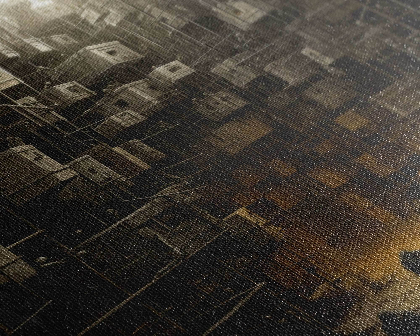 Creepy Wall Decor, Dark Art Print, Canvas Print, Wall Hanging, Portrait Art, Spooky Room Decor, Dark Fantasy Art, Fantasy Artwork, RV Decor - 8x12 Inches / Gallery Wrap Canvas - Ready To Hang