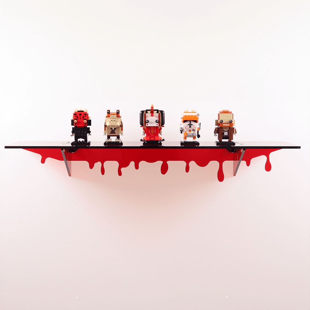Acrylic Drip Shelf - Red