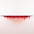 Acrylic Drip Shelf - Red