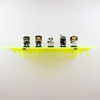Acrylic Drip Shelf - Red