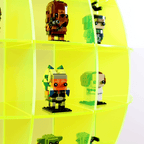 Neon/Fluorescent Spherical Display Shelf - Red