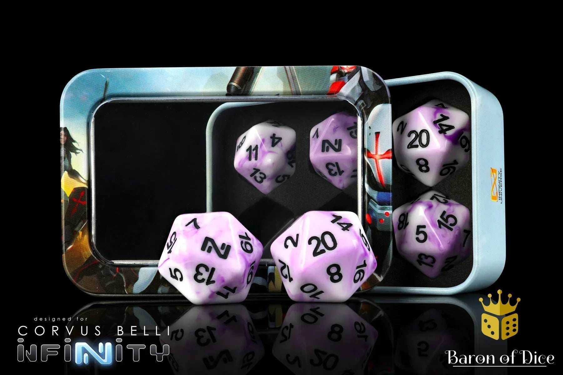 INFINITY: ARTIFICIAL INTELLIGENCE, DICE SET - 