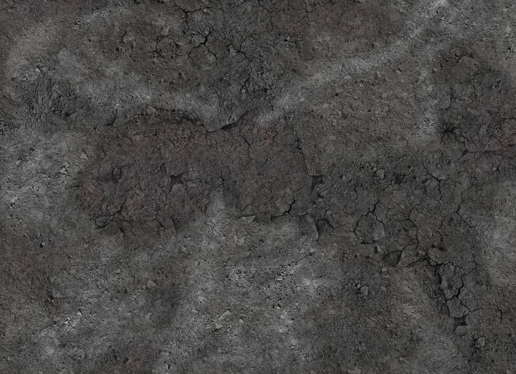 Ashen Wastelands - Neoprene Battle Mat - Warhammer, AoS, 40K, Kill Team, MCP, Shatterpoint, Legion, Deadzone, More - 22x30