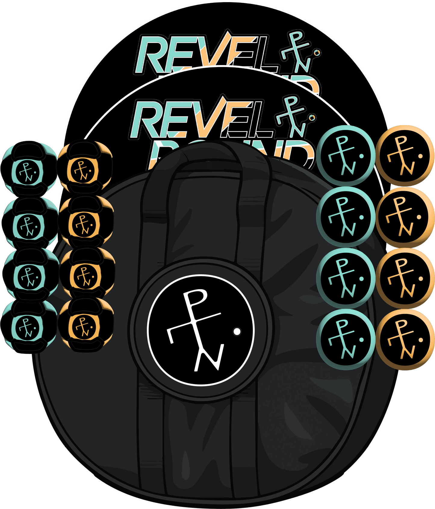 ⚫️ Original+ | Teal/Orange - Both Styles / Standard Carry Case