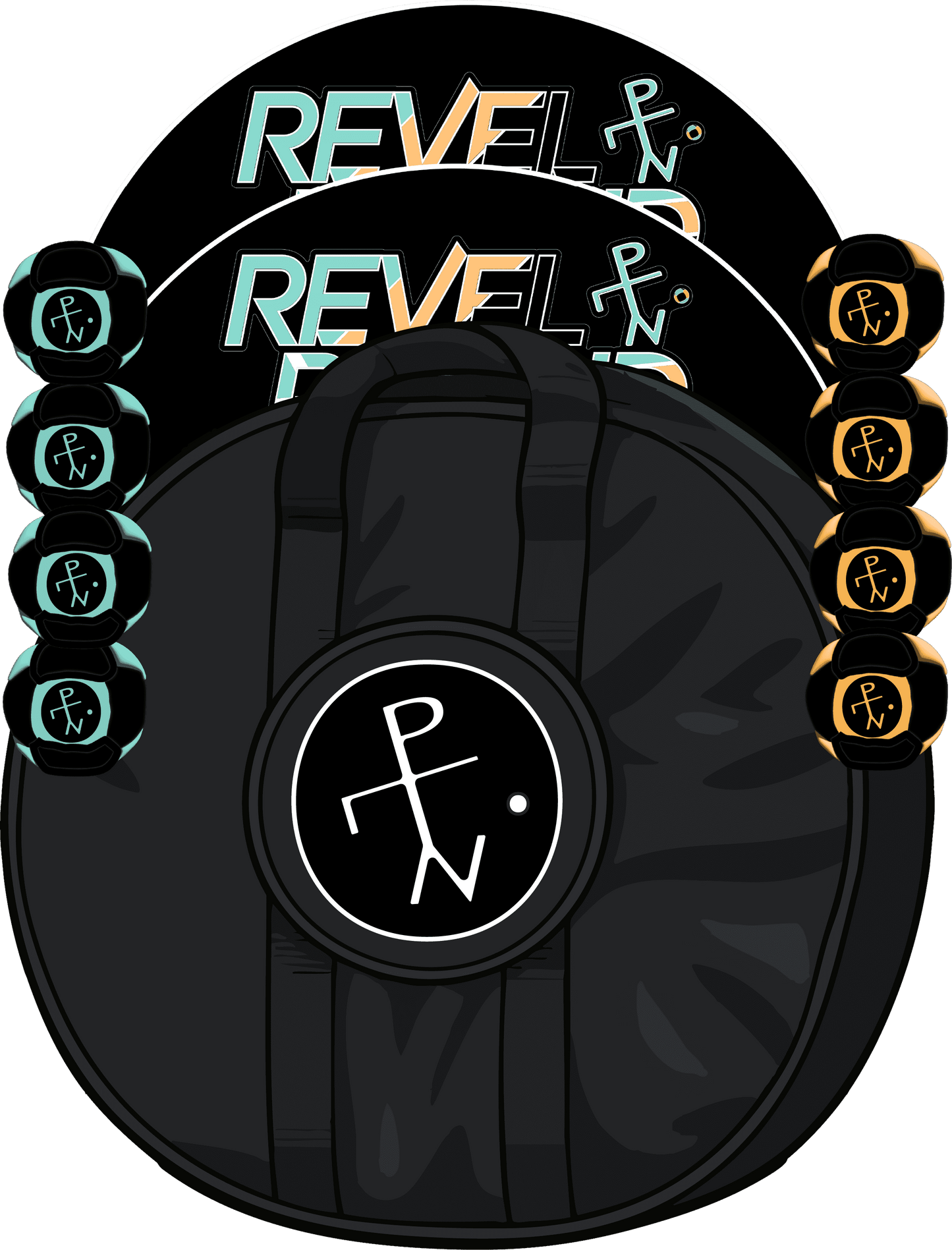 ⚫️ Original+ | Teal/Orange - HackPack / Standard Carry Case