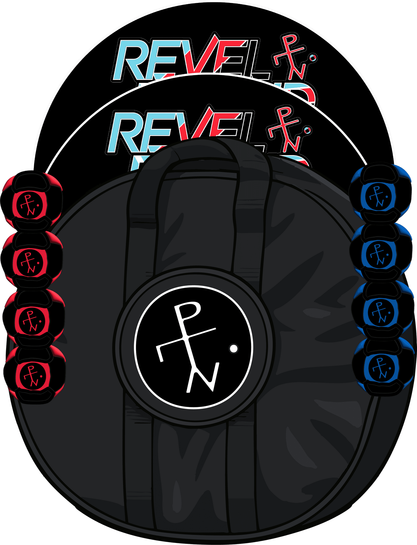 ⚫️ Original+ | Red/Blue - HackPack / No Carry Case