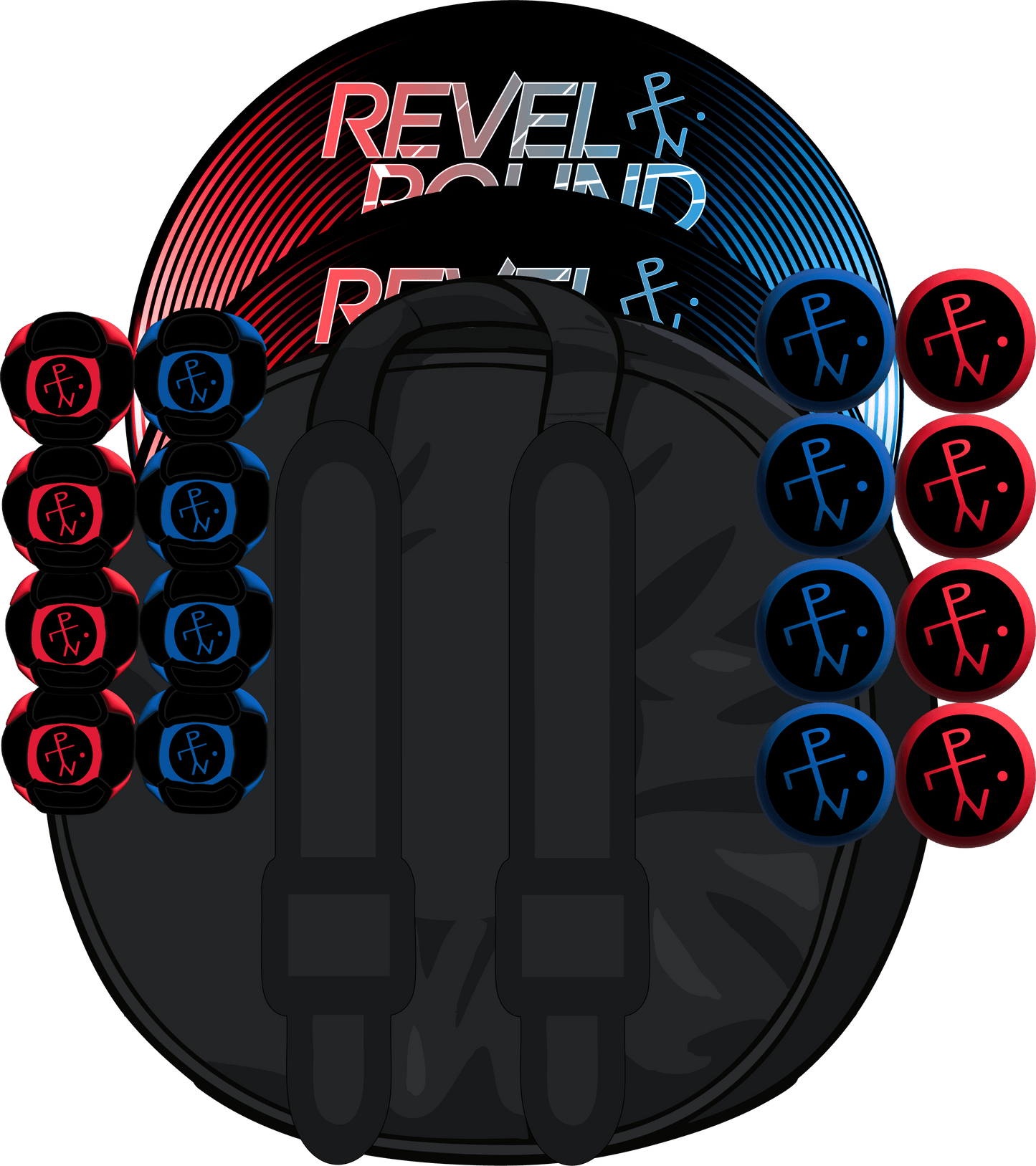 💿 Turntable Edition | Red & Blue Remix - HackPack / No Carry Case