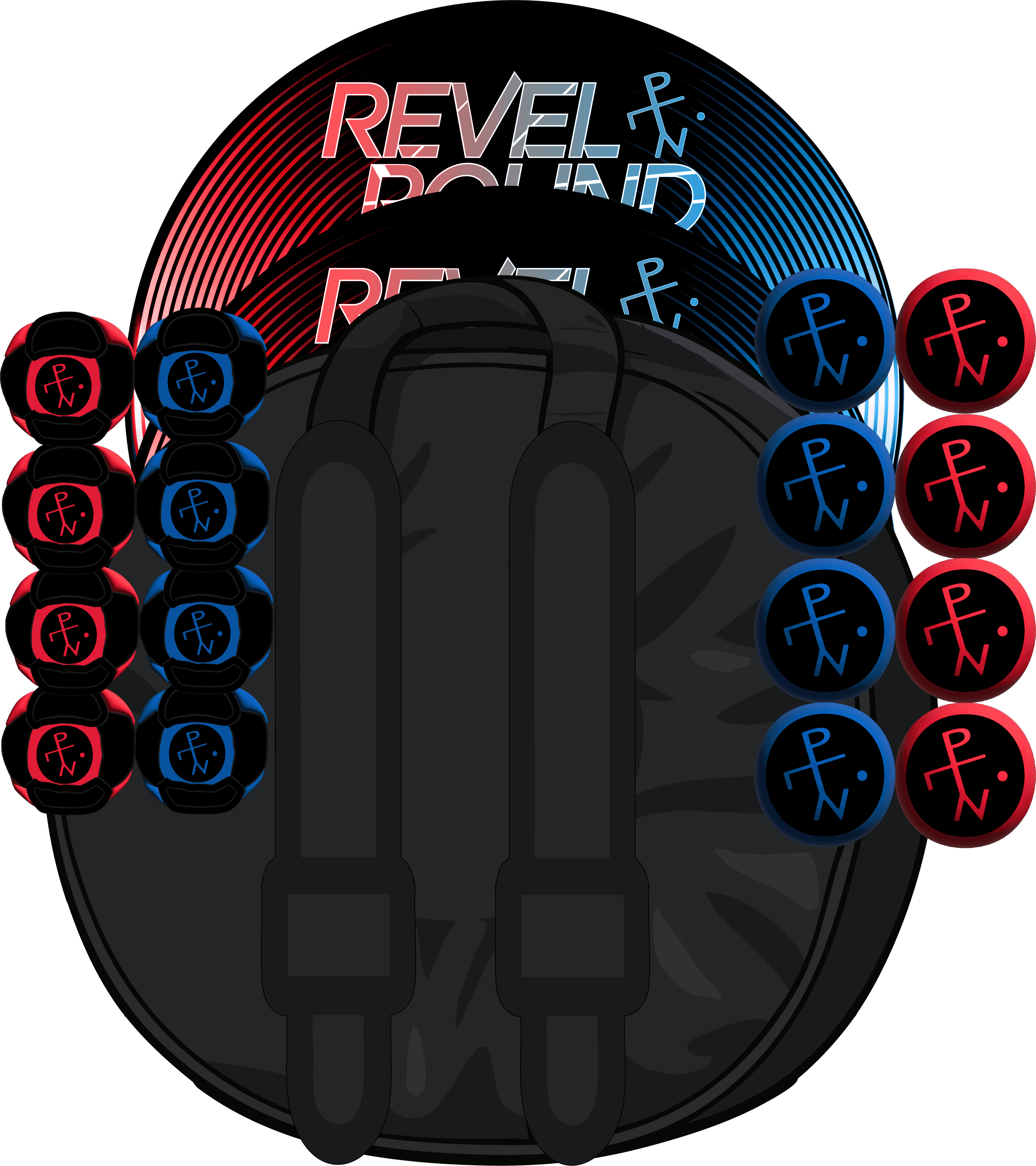 💿 Turntable Edition | Red & Blue Remix - HackPack / No Carry Case