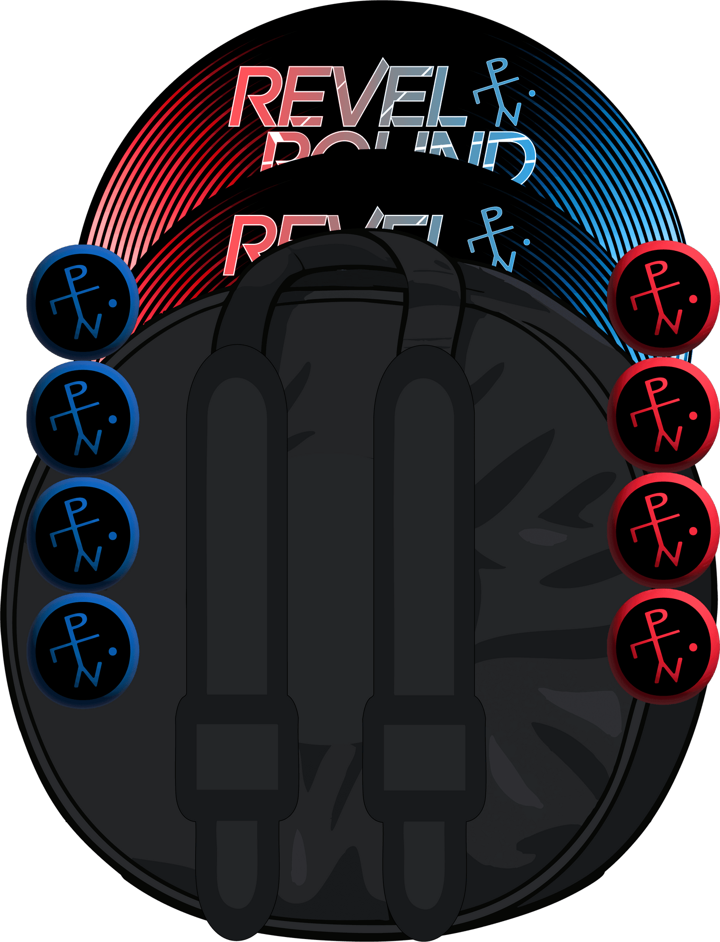 💿 Turntable Edition | Red & Blue Remix - HackPack / No Carry Case