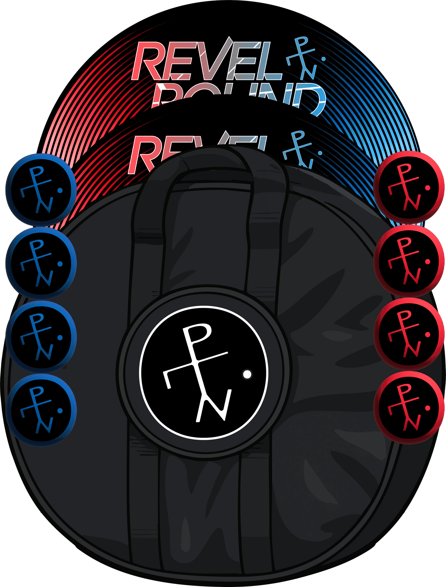 💿 Turntable Edition | Red & Blue Remix - HackPack / No Carry Case