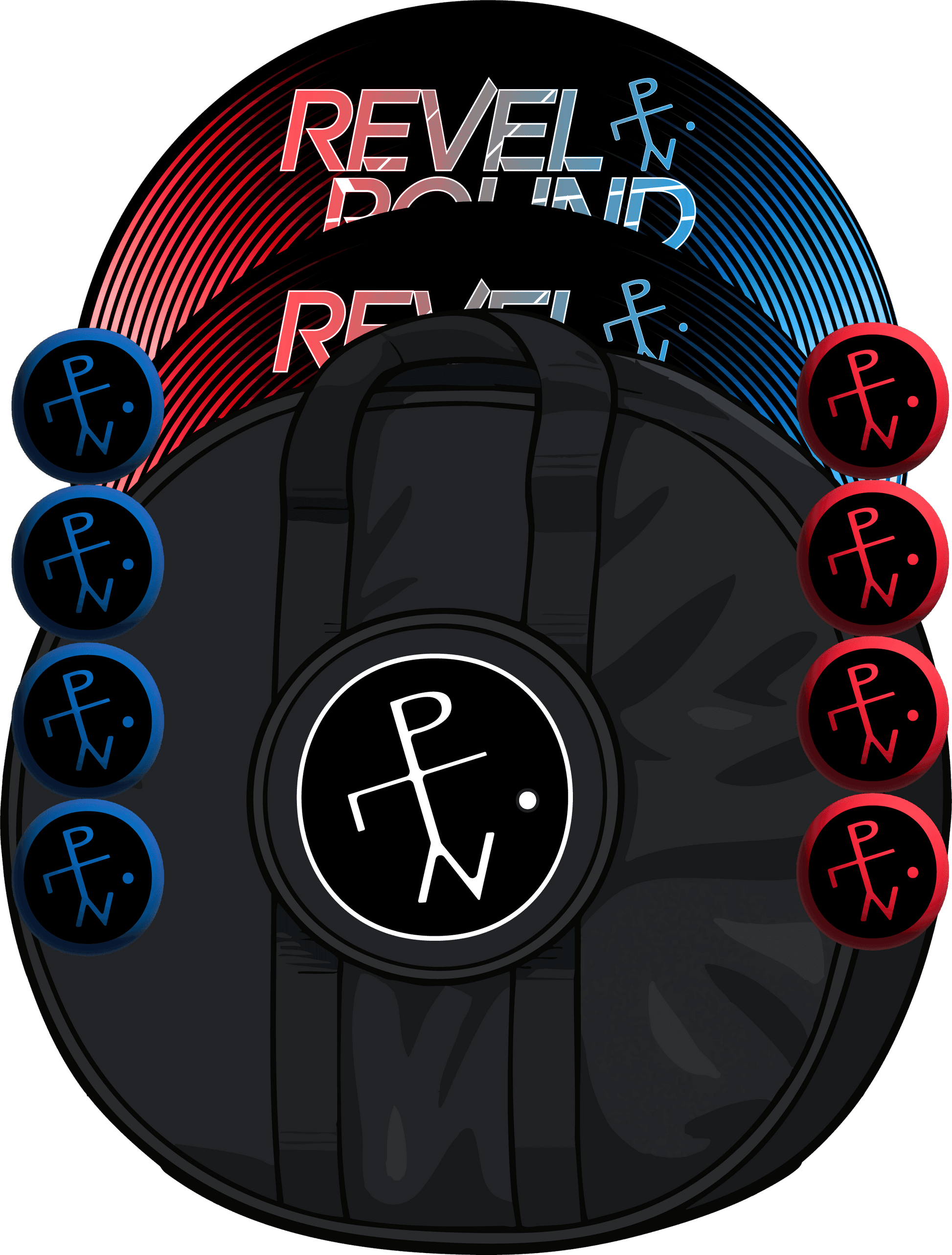 💿 Turntable Edition | Red & Blue Remix - HackPack / No Carry Case