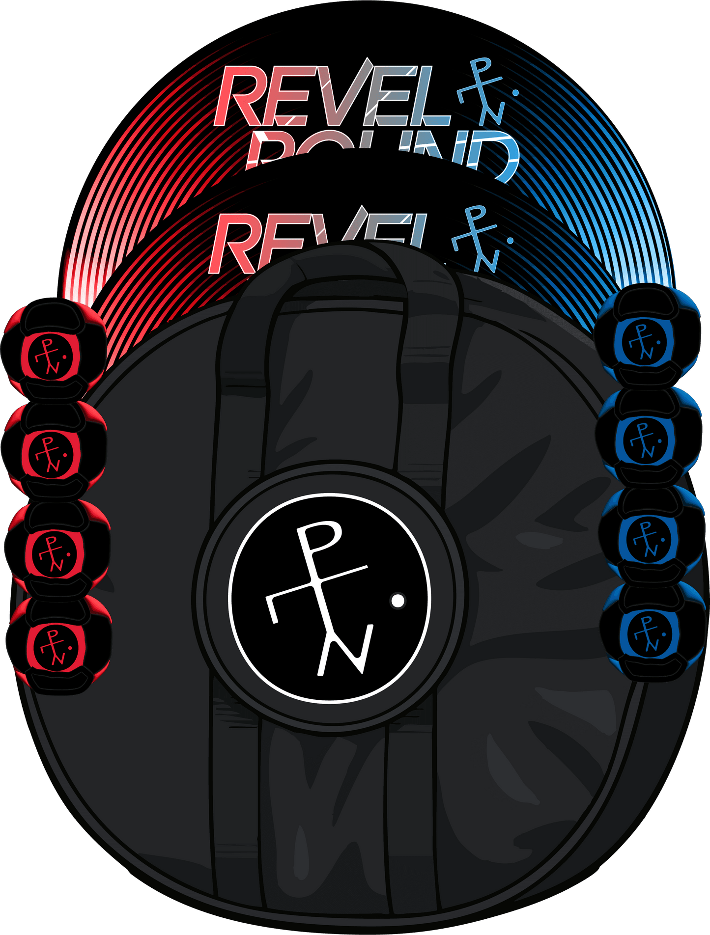 💿 Turntable Edition | Red & Blue Remix - HackPack / No Carry Case