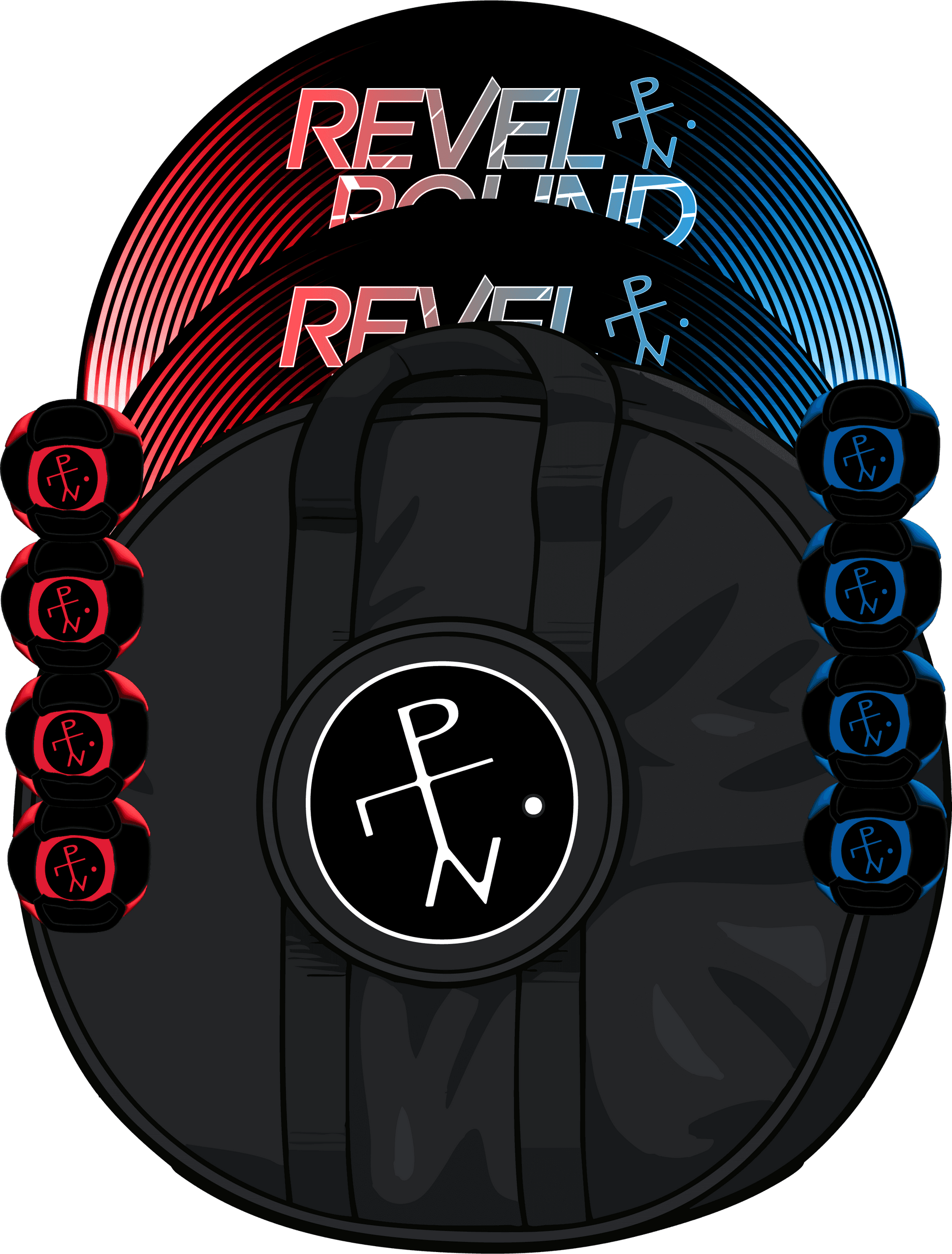 💿 Turntable Edition | Red & Blue Remix - HackPack / No Carry Case