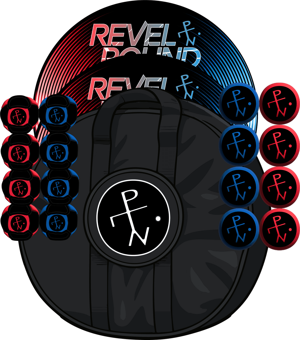 💿 Turntable Edition | Red & Blue Remix - HackPack / No Carry Case