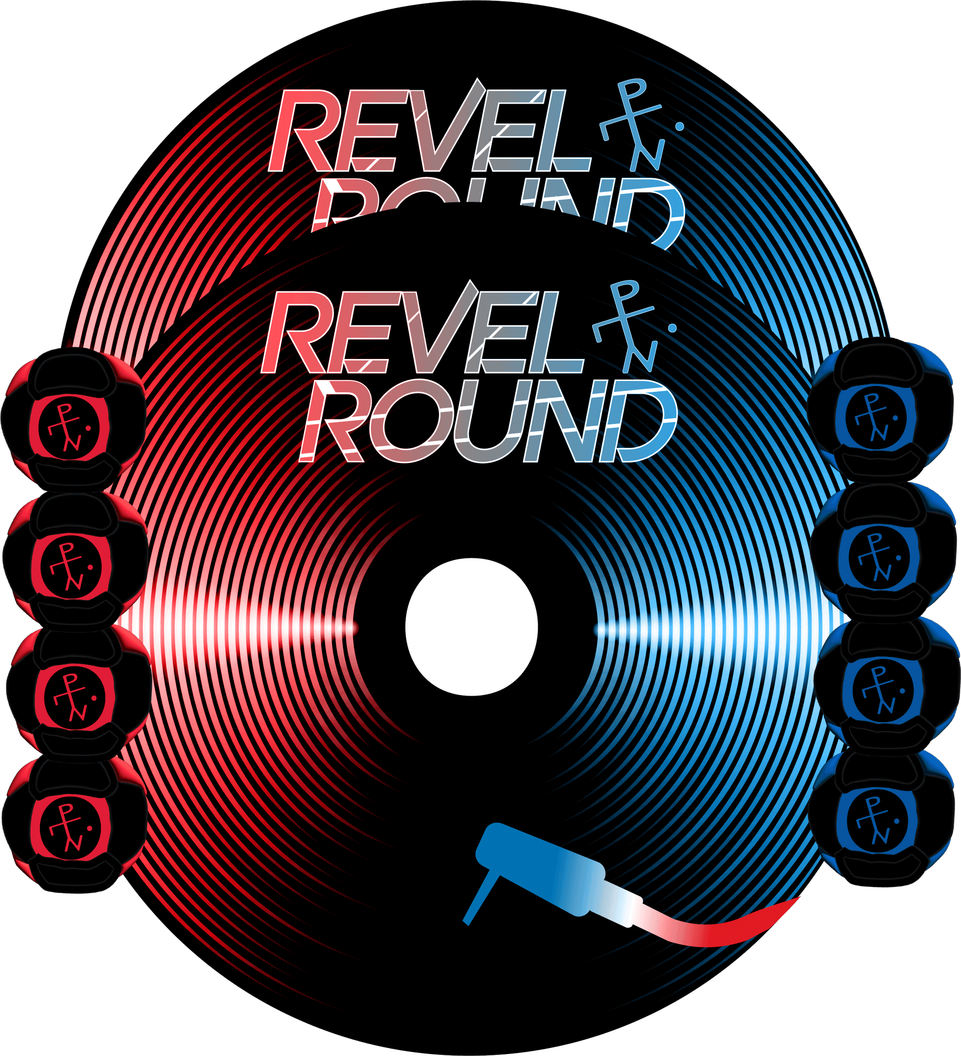 💿 Turntable Edition | Red & Blue Remix - HackPack / No Carry Case