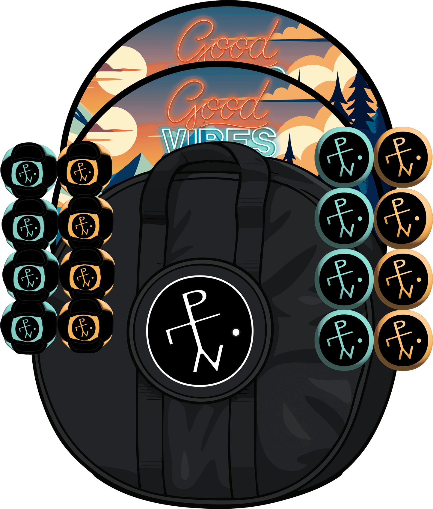 🌞 Good Vibes Edition - Good Vibes Edition / I Want Both / Standard Carry Case