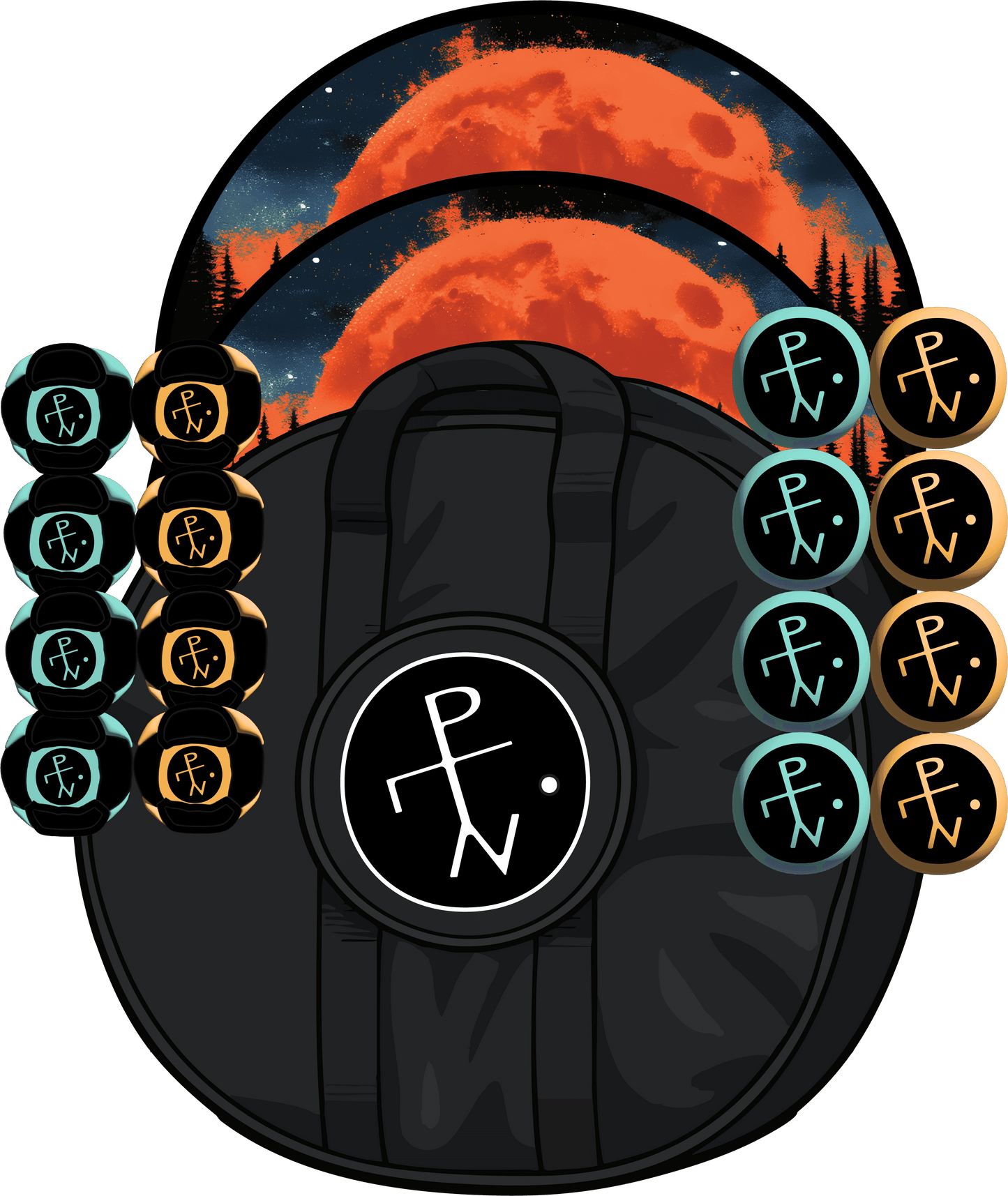 🟠 Blood Moon Edition - Blood Moon Edition / Both Styles / Standard Carry Case