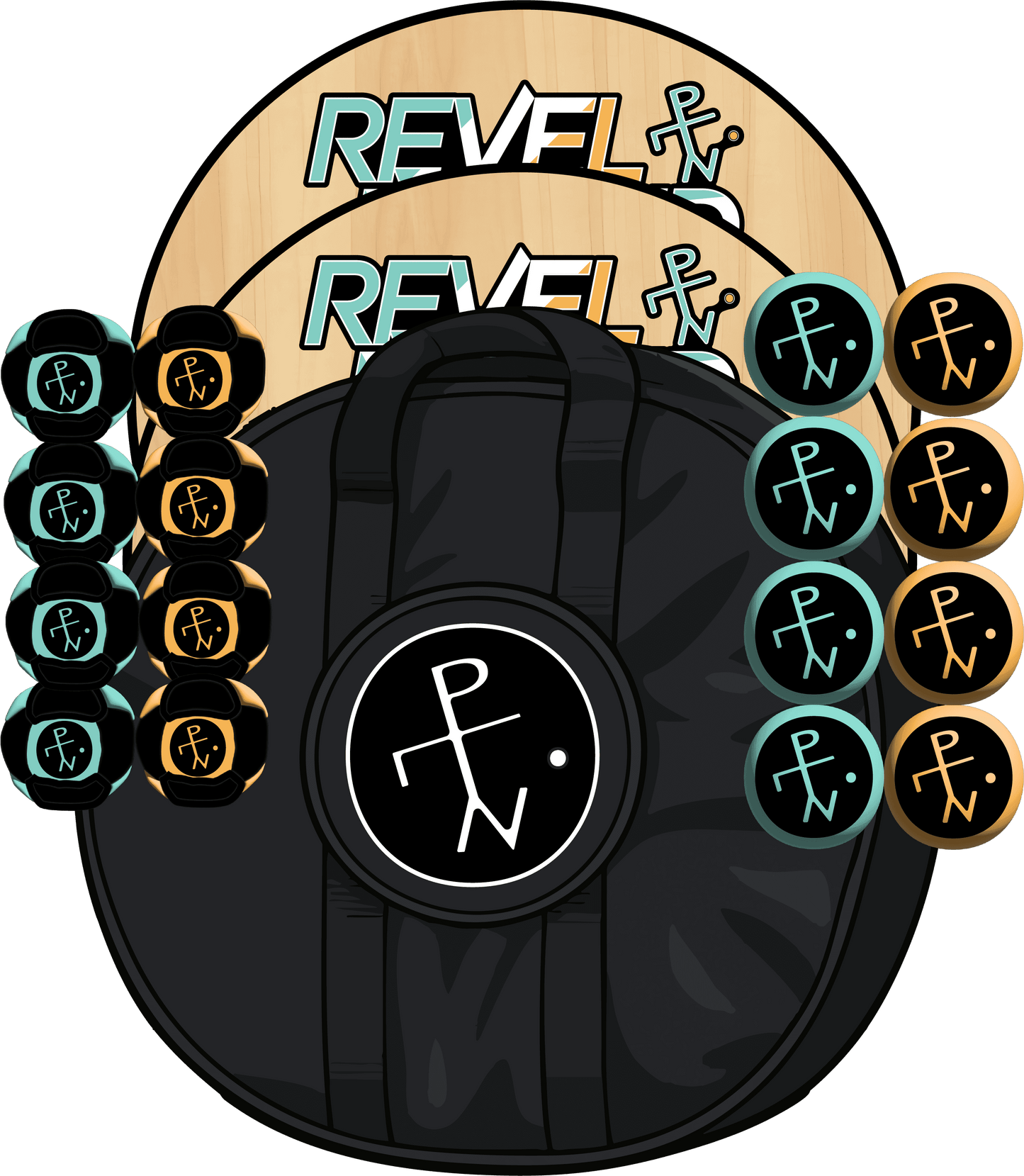 Original | Teal/Orange - Both Styles / Standard Carry Case