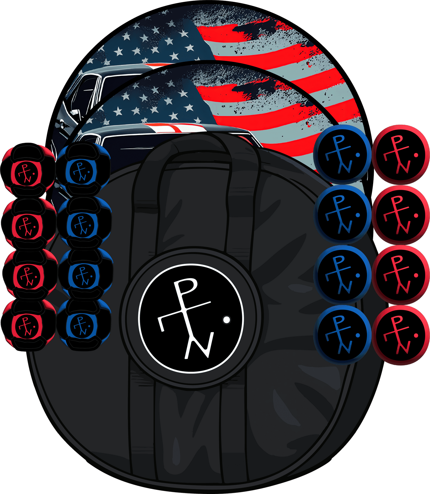 🇺🇸 American Muscle Edition - American Muscle Edition / Both Styles / Standard Carry Case