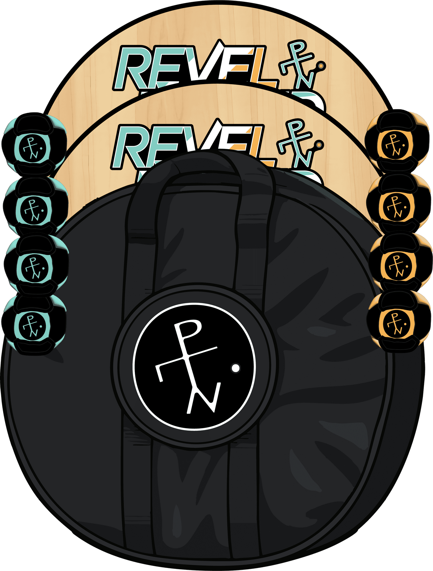 Original | Teal/Orange - HackPack / Standard Carry Case