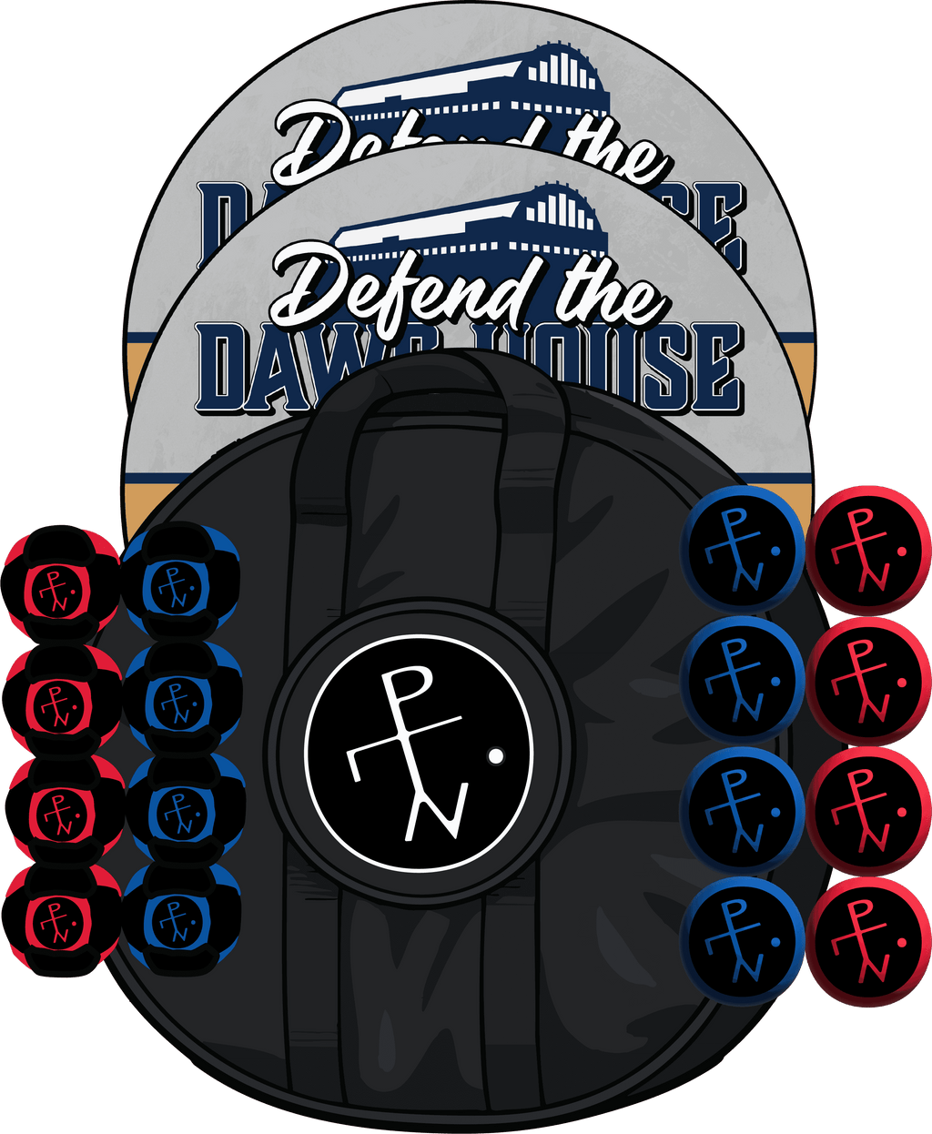 🦴 Defend the Dawg House Edition - Defend the Dawg House Edition / Both Styles / Standard Carry Case