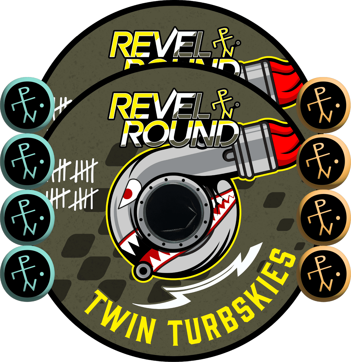 🦈 Twin Turbskies Edition - Twin Turbskies Edition / SaucePack / No Carry Case