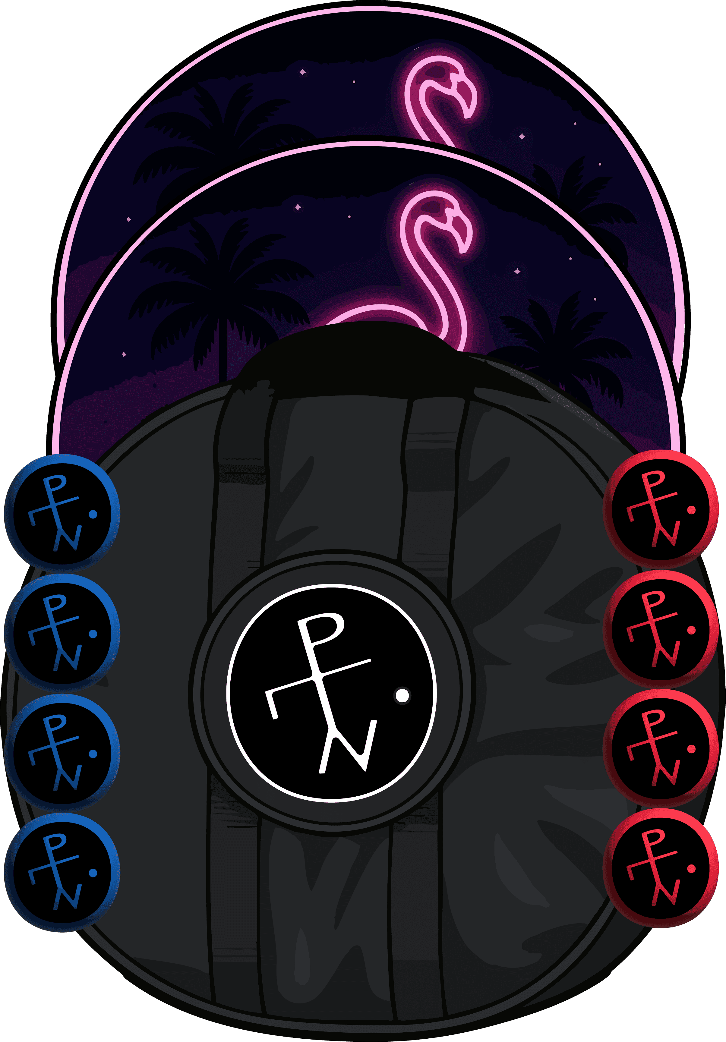 🦩 Midnight Flamingo Edition - Midnight Flamingo Edition / SaucePack / Standard Carry Case