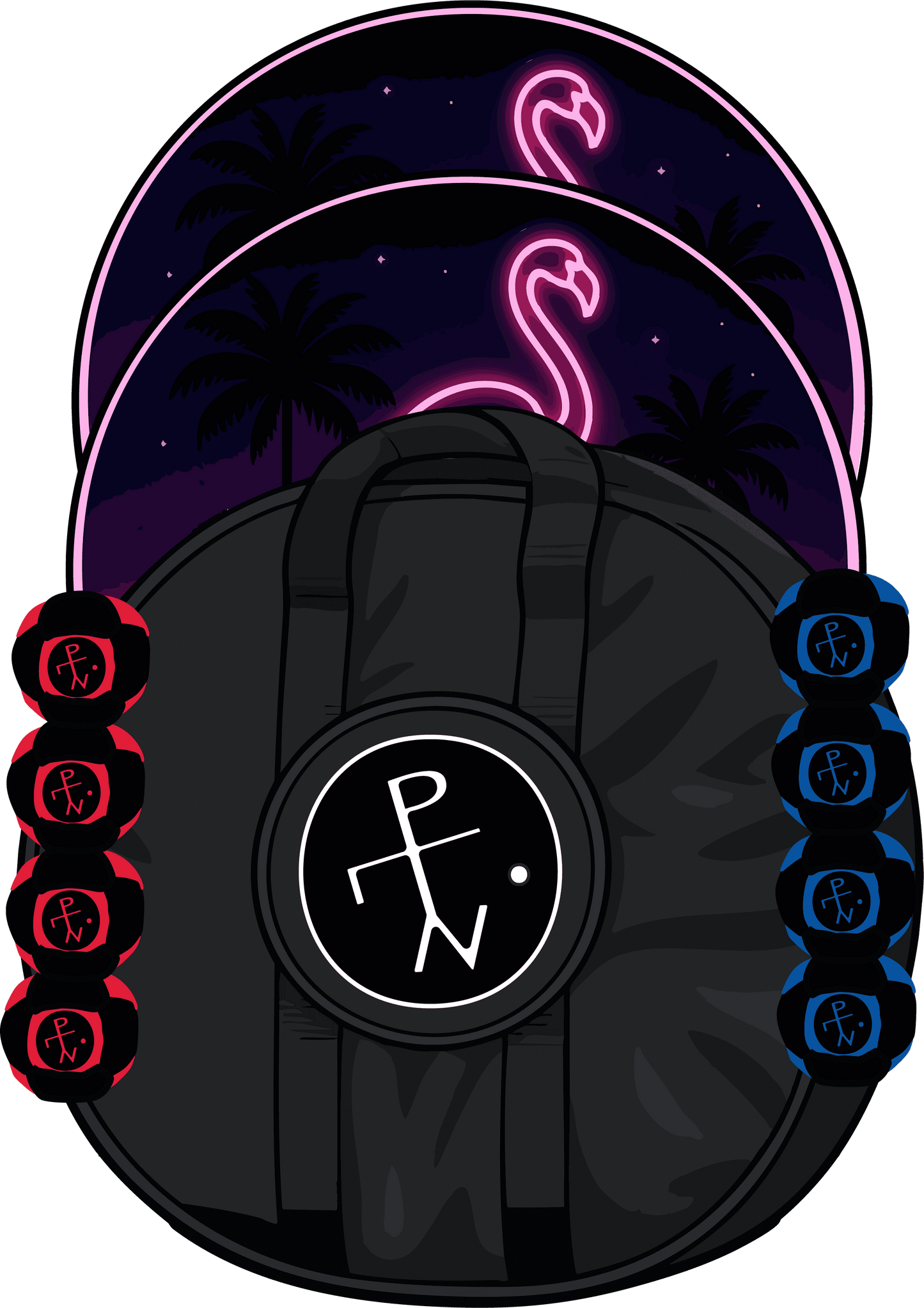 🦩 Midnight Flamingo Edition - Midnight Flamingo Edition / HackPack / Standard Carry Case