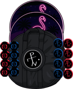 🦩 Midnight Flamingo Edition - Midnight Flamingo Edition / Both Styles / Standard Carry Case
