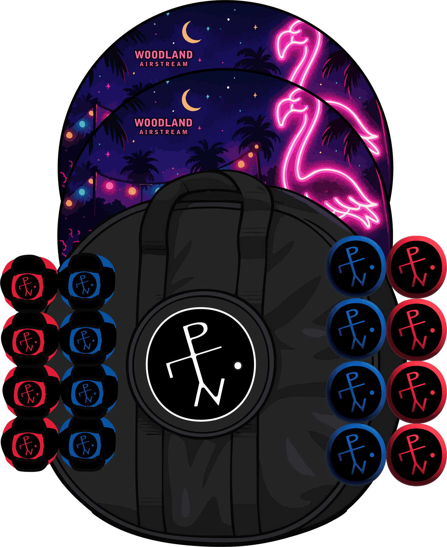 🦩 Flamingo Frenzy Edition - Flamingo Frenzy Edition / Both Styles / Standard Carry Case