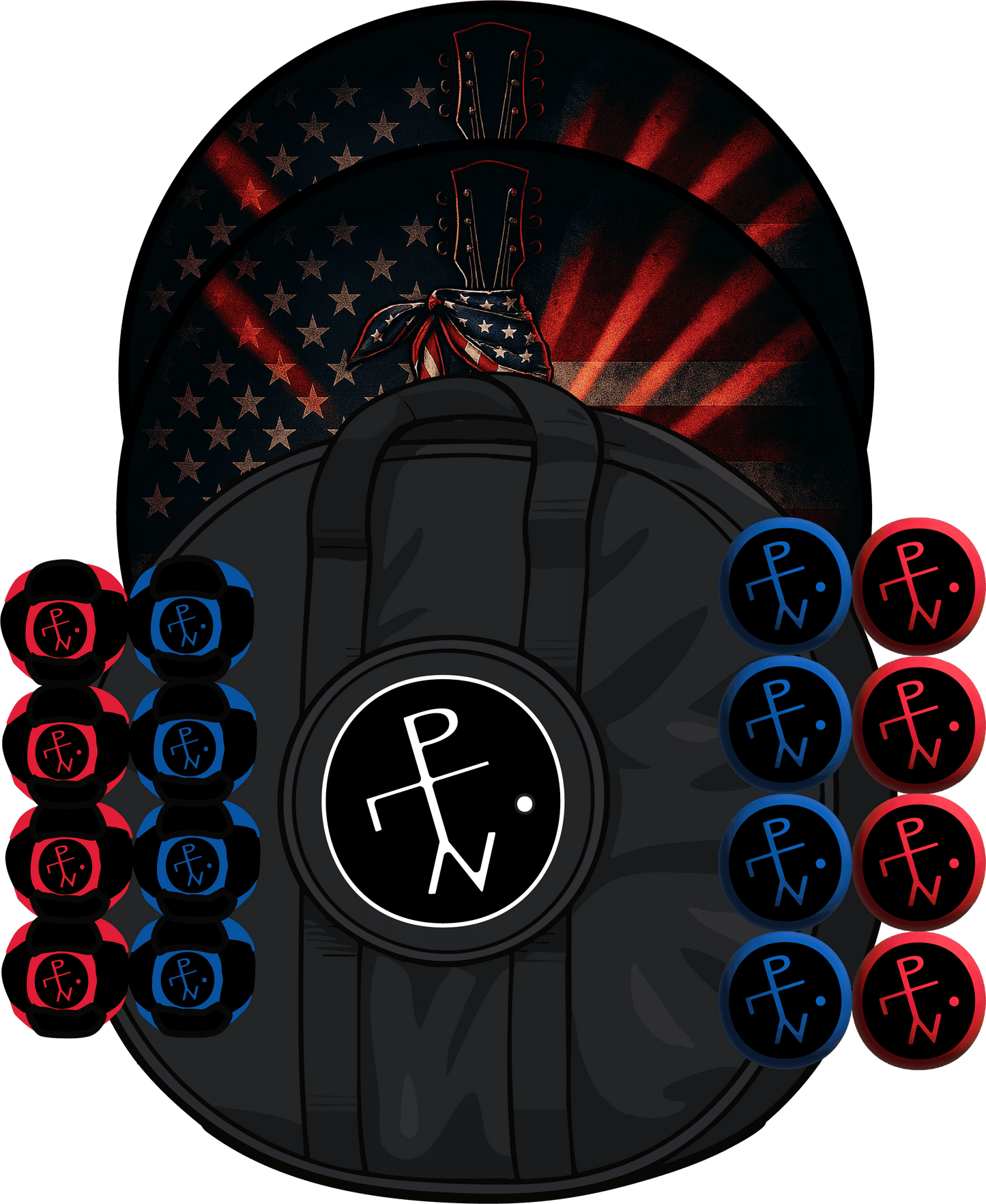 🎸 American Rock Edition - American Rock Edition / Both Styles / Standard Carry Case