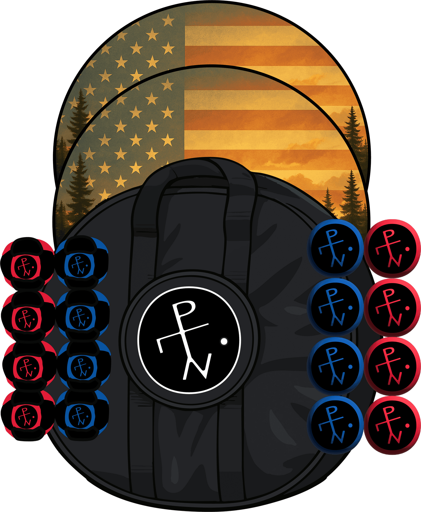 🇺🇸 Land of the Free Edition - Both Styles / Standard Carry Case