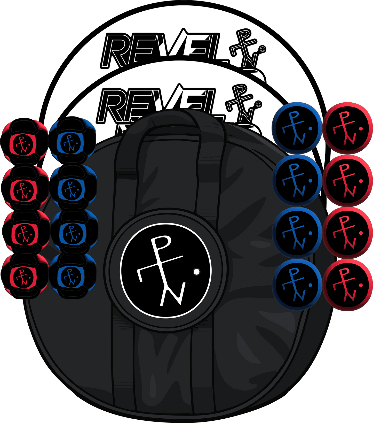 ⚪️ Original+ | Black/White - Both Styles / Standard Carry Case