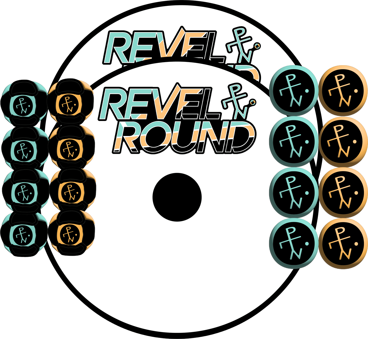 ⚪️ Original+ | Teal/Orange - Both Styles / No Carry Case