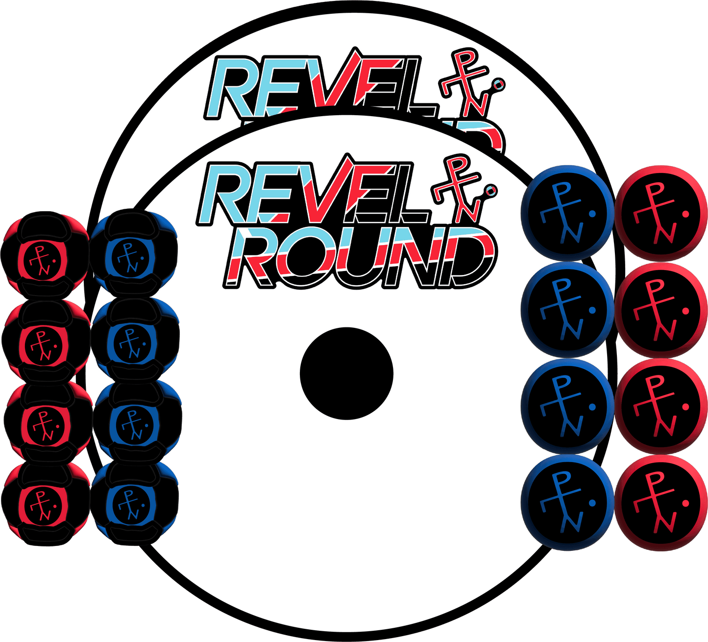 ⚪️ Original+ | Red/Blue - Both Styles / No Carry Case