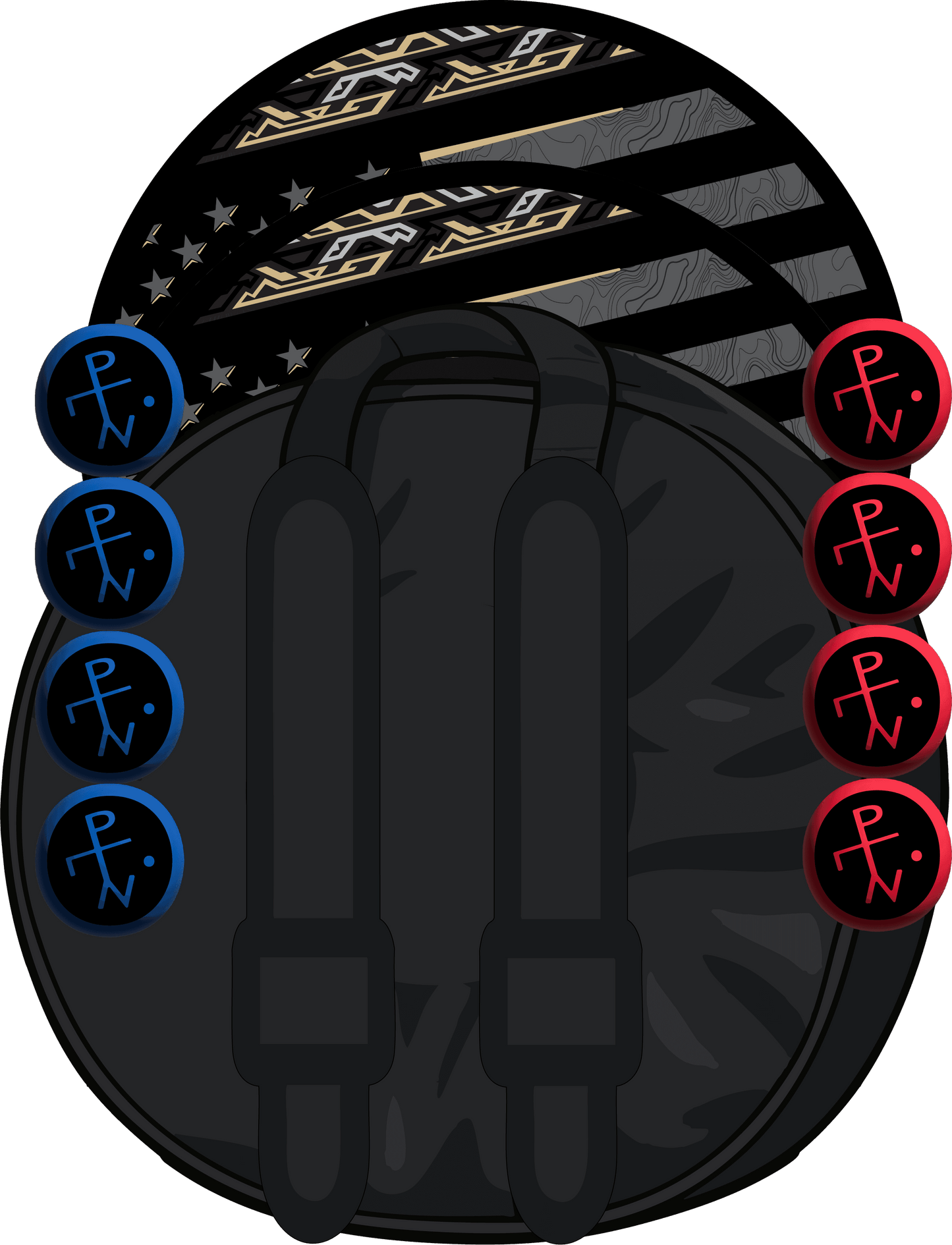 🇺🇸 American Swag Black/Gold - SaucePack / BackPack