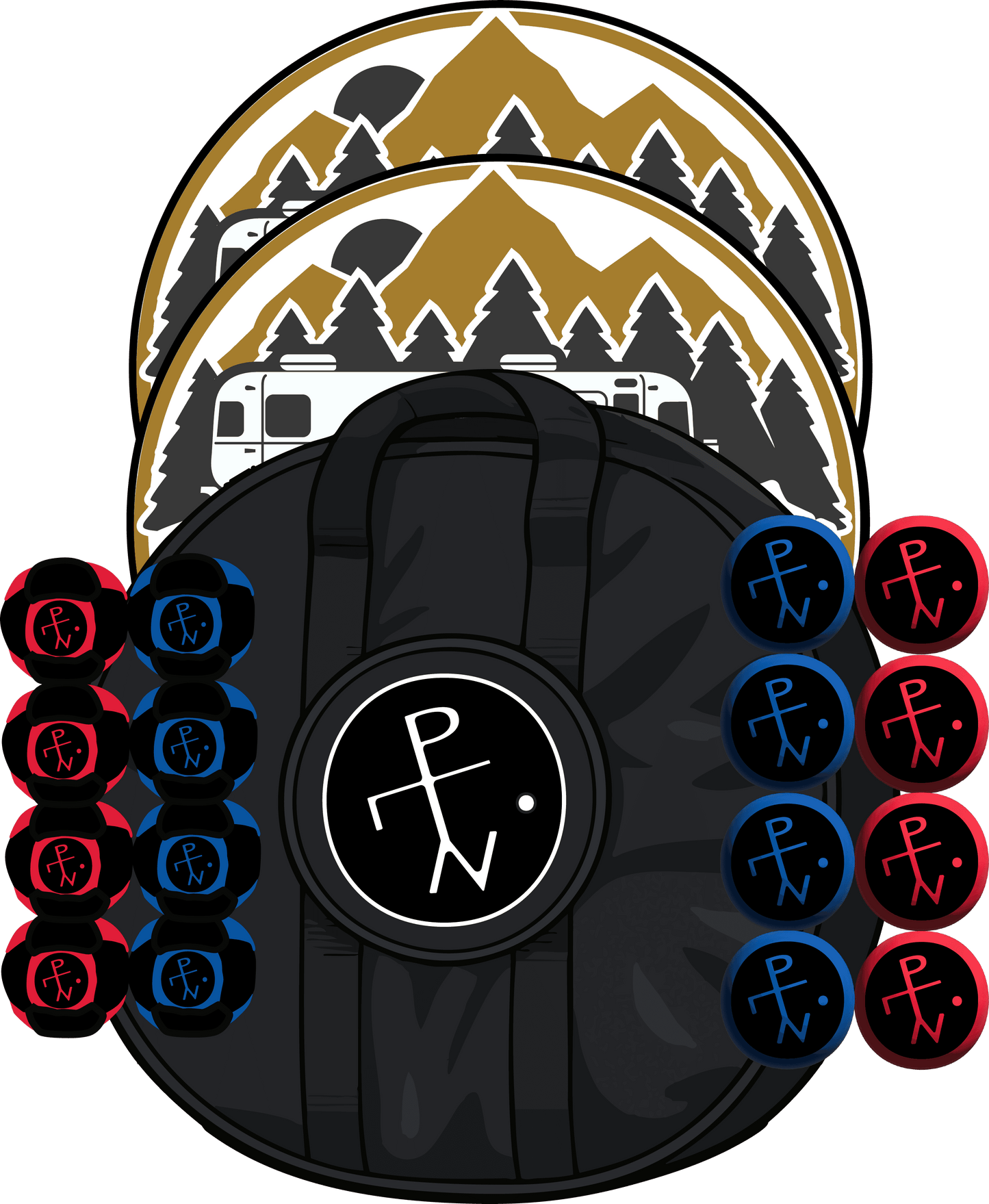 🪨 Airstream Ridge Edition - Woodland Ridge Edition / Both Styles / Standard Carry Case