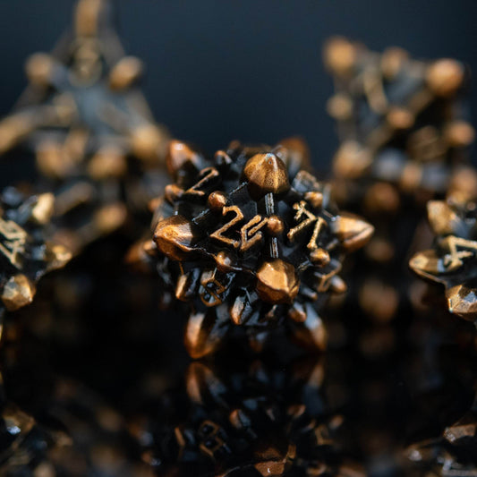 Asteroid Fields Metal Dice Set - Herculina - 