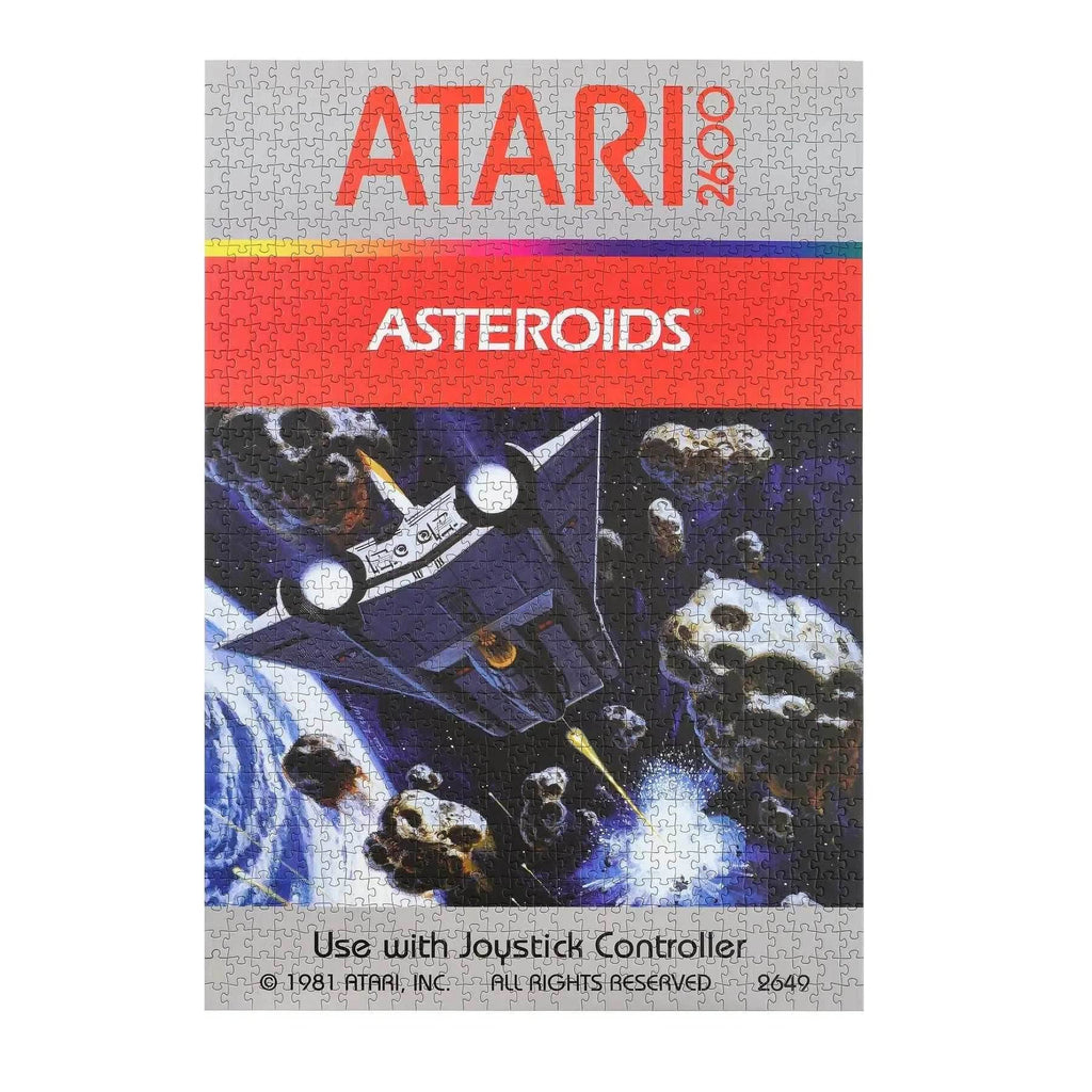 Asteroids Atari 1000 Piece Premium Jigsaw Puzzle Blue Kazoo - 