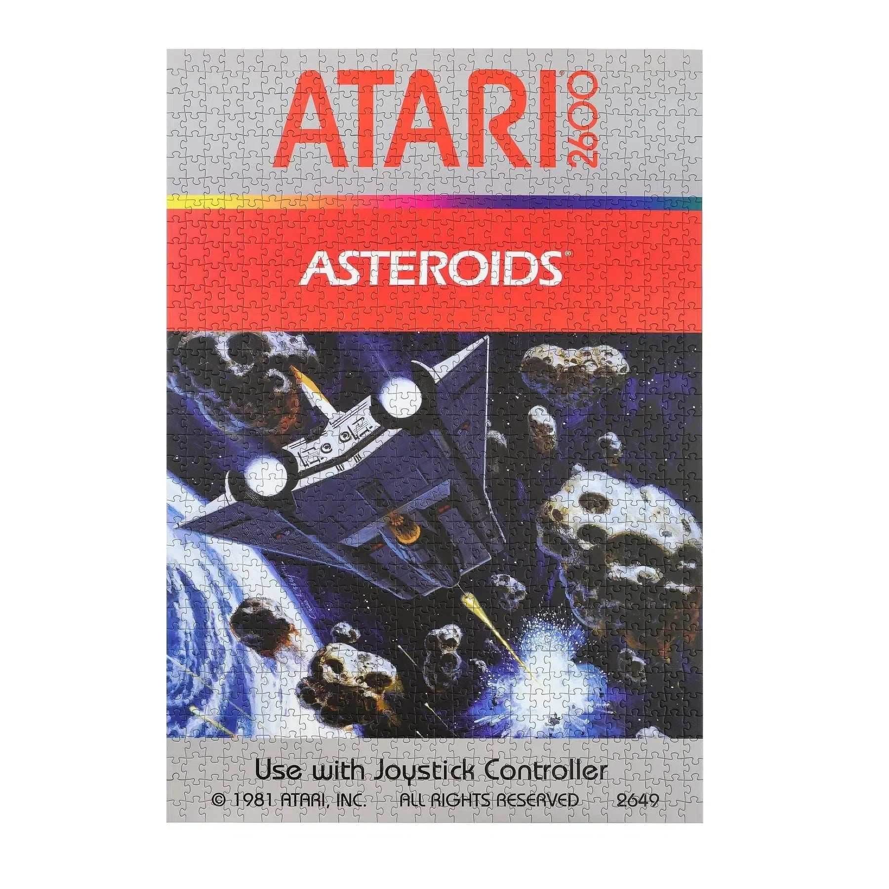 Asteroids Atari 1000 Piece Premium Jigsaw Puzzle Blue Kazoo - 