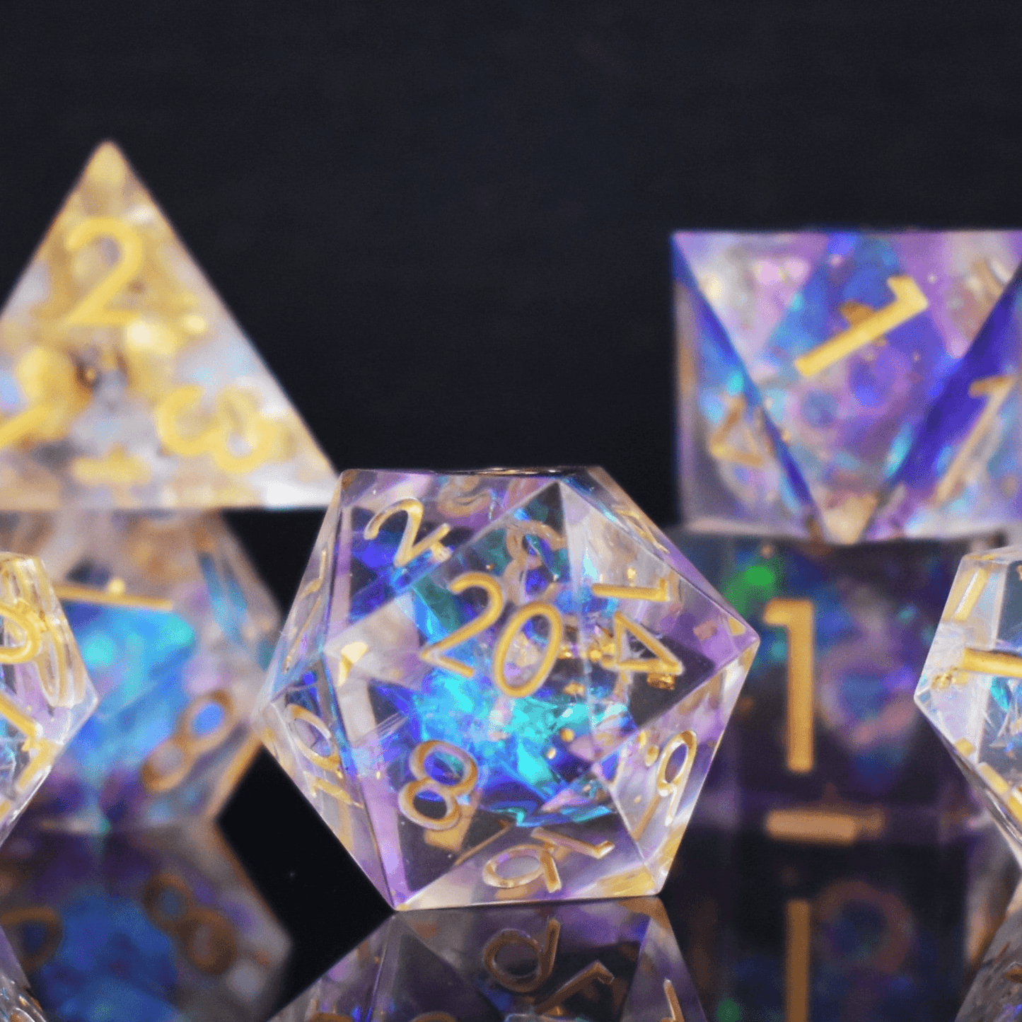 Astral Projection Sharp-Edged Resin Dice Set 'PRE-ORDER | SPRING EVENT DEAL' - 