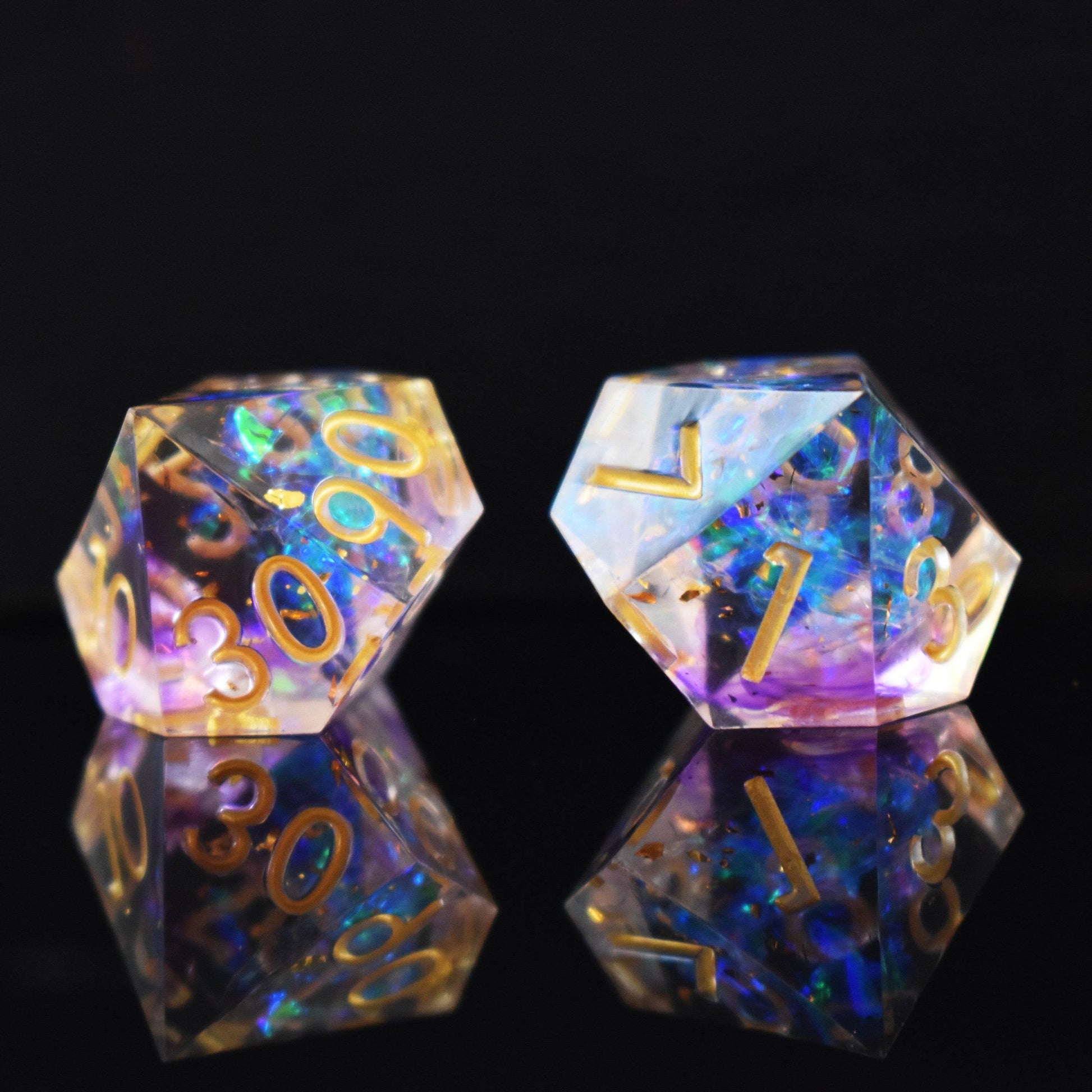 Astral Projection Sharp-Edged Resin Dice Set 'PRE-ORDER | SPRING EVENT DEAL' - 