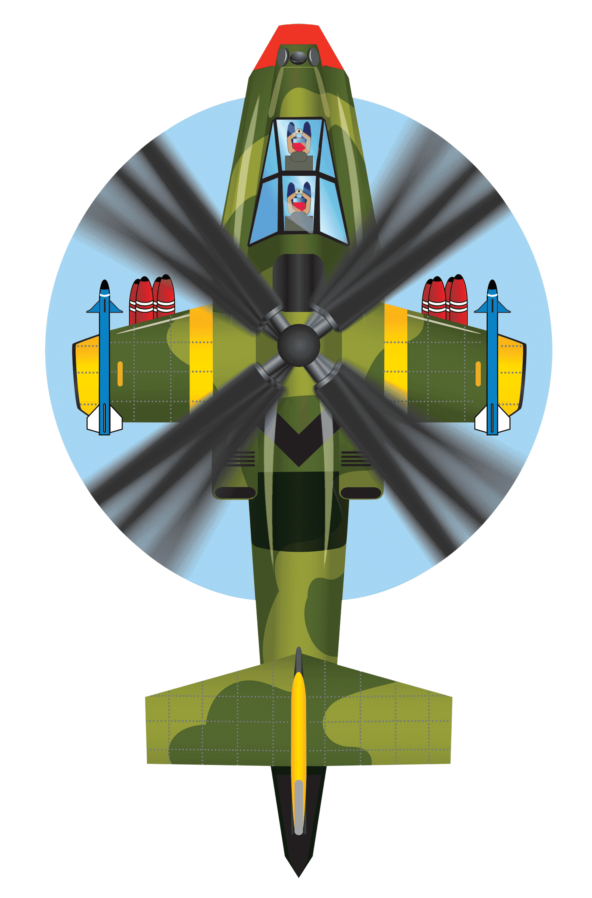 FlightZone 54 inch tall Attack Copter - 